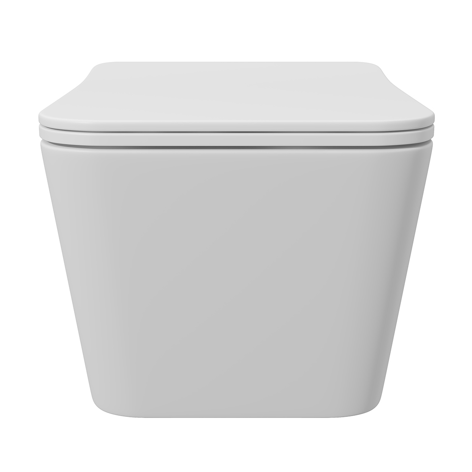Унитаз подвесной безободковый Aqueduto Macio MAC0120 с крышкой-сиденьем микролифт, матовый белый