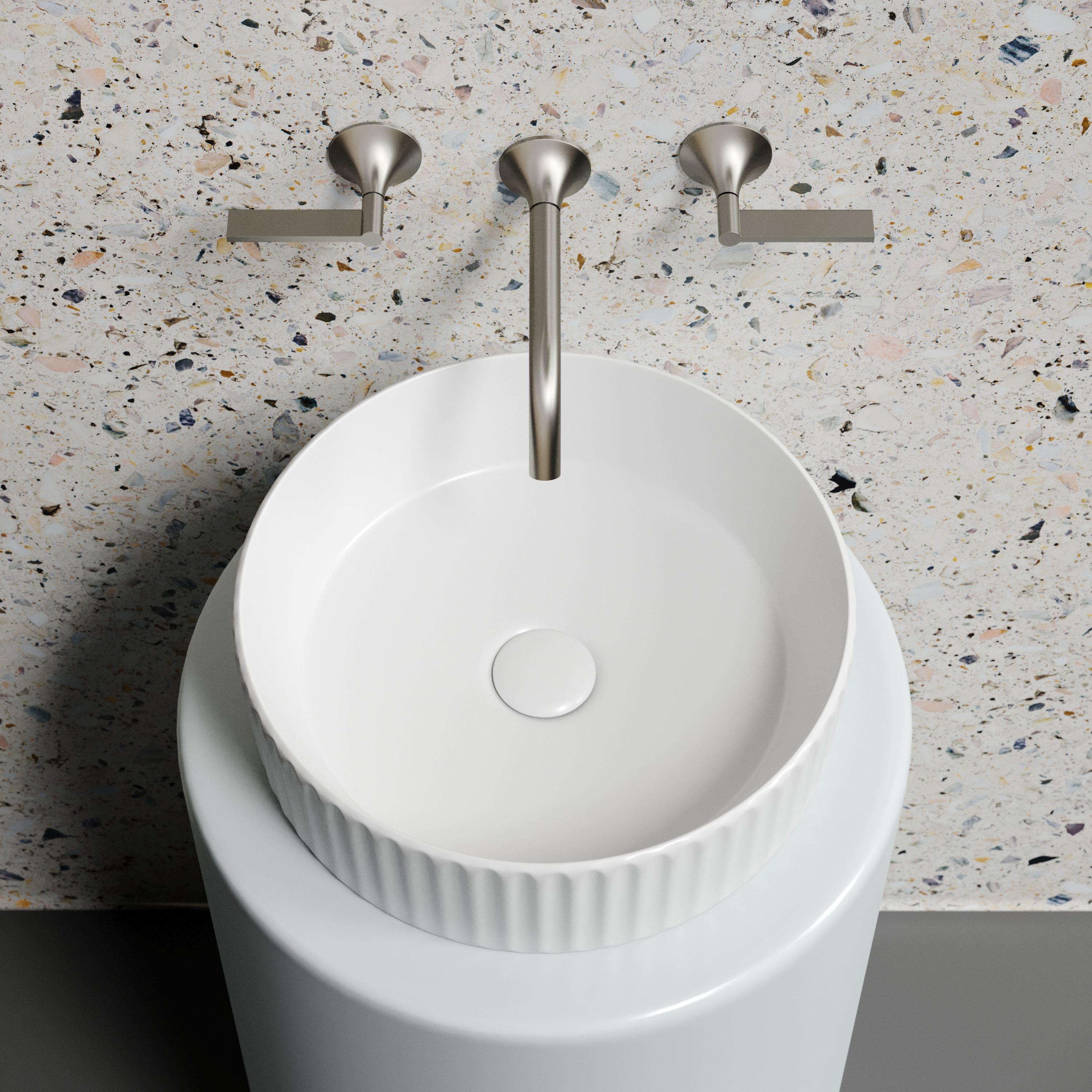 Рукомойник Ceramica Nova Element 36, см CN6057MW белый матовый