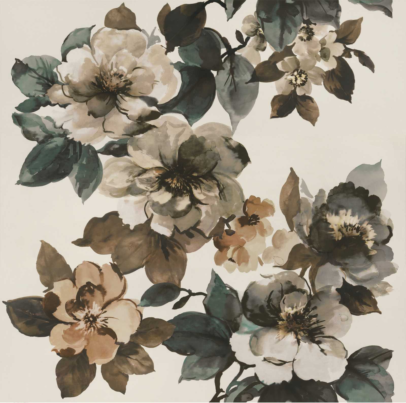 Керамическая плитка Marazzi Italy Панно Eclettica Peony Cream 120x120