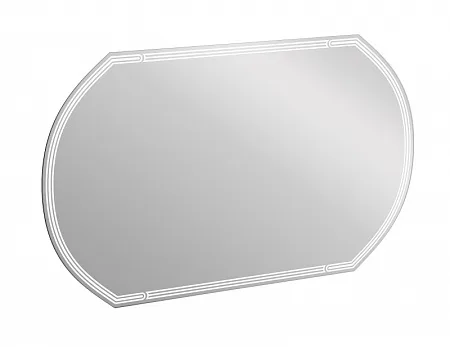 Зеркало LED 090 design 100x60 с подсветкой с антизапотеванием овальное