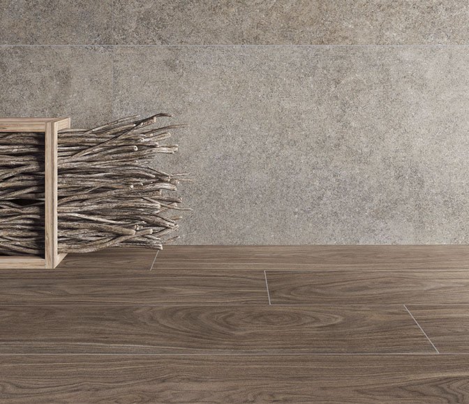 Керамогранит Vitra Wood-X Орех Голд Терра Матовый R10A 60х120