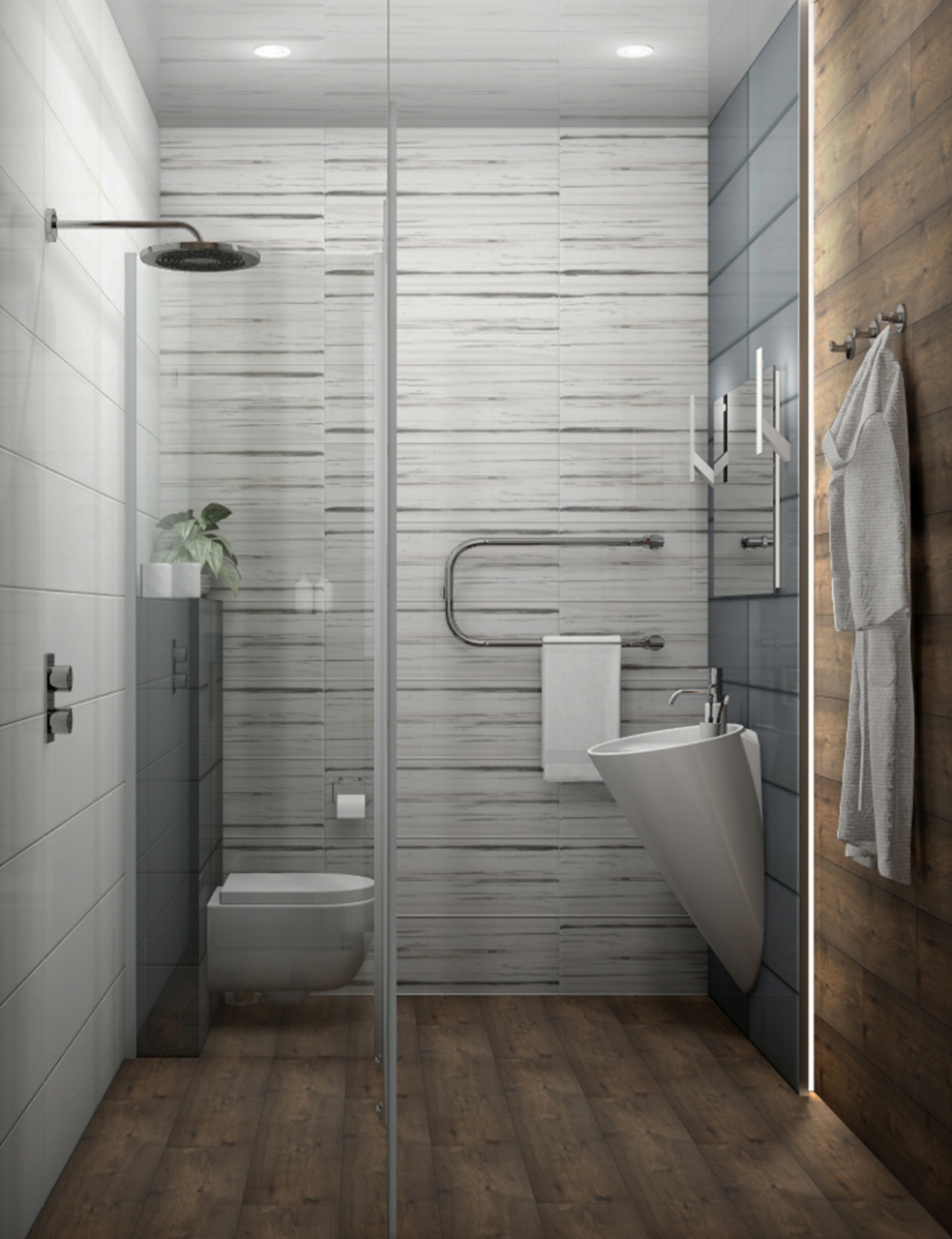 Керамическая плитка Marazzi Italy Плитка Pottery Slate 25х76