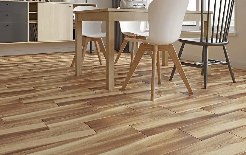 Керамогранит Cersanit Pecanwood коричневый 18,5х59,8