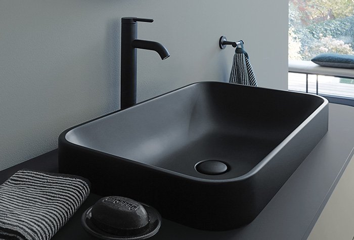 Раковина Duravit Happy D.2 Plus 2359601300 60x40 см антрацит матовая