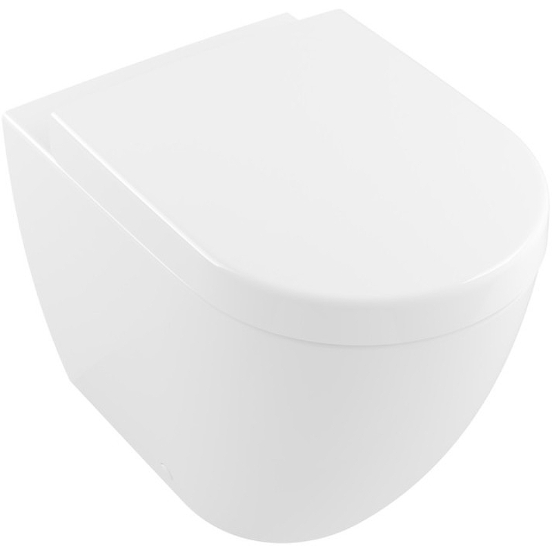 Унитаз приставной безободковый Villeroy&Boch Subway 2.0 5602R0R1 альпийский белый