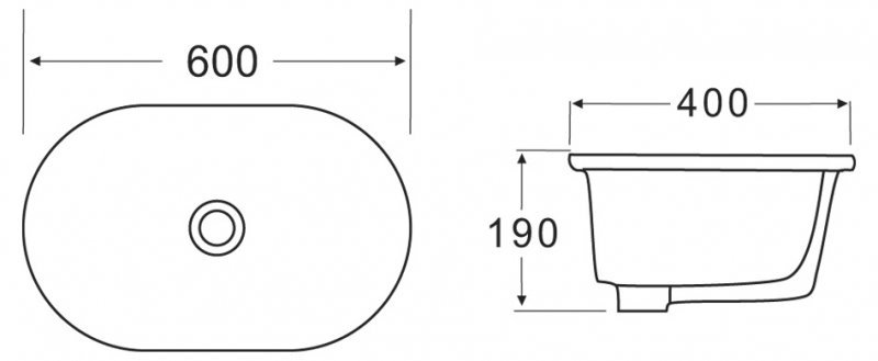 Раковина BelBagno, BB1004