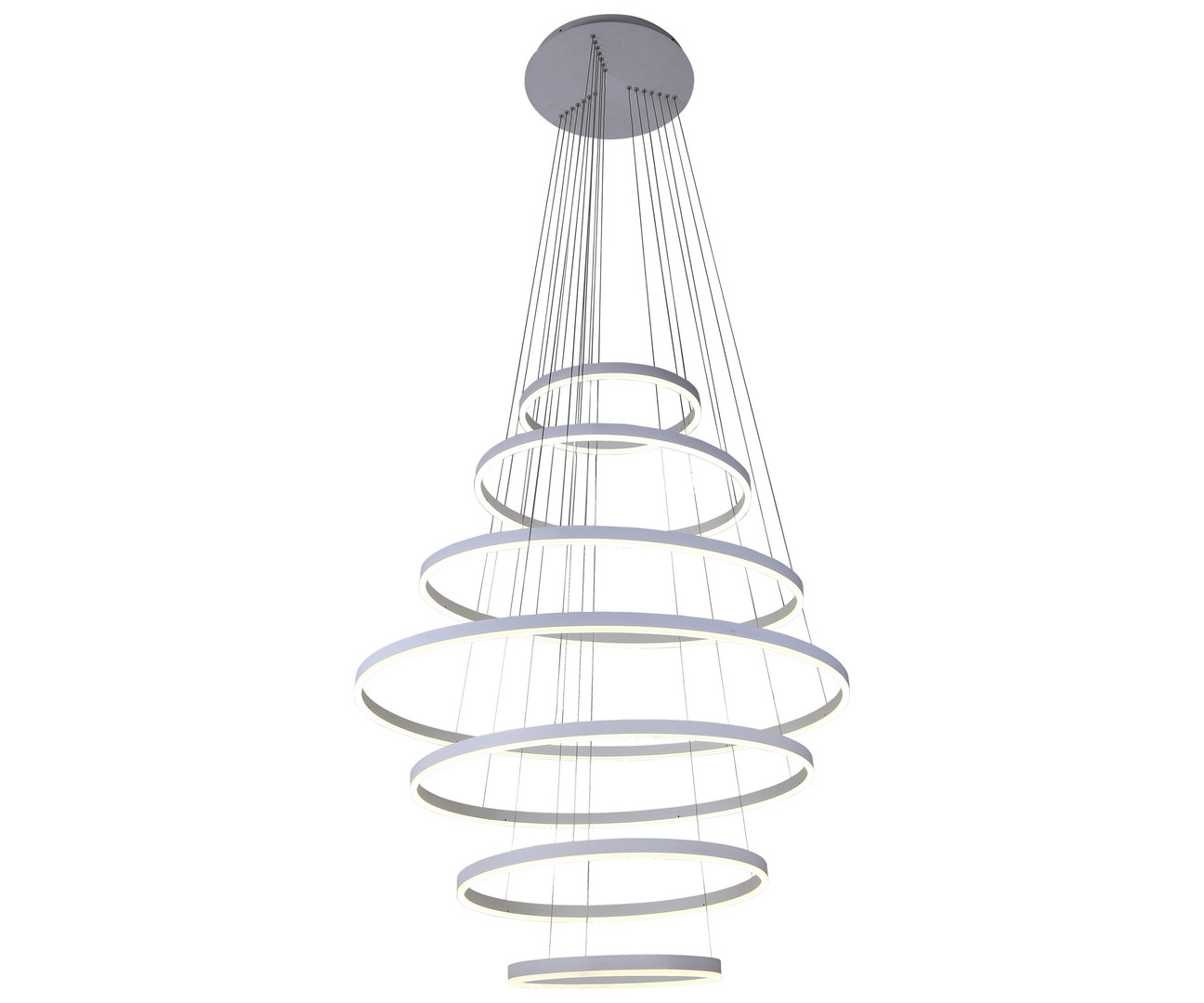 08537,01(4000K) Люстра димм.Тор белый Led 284W