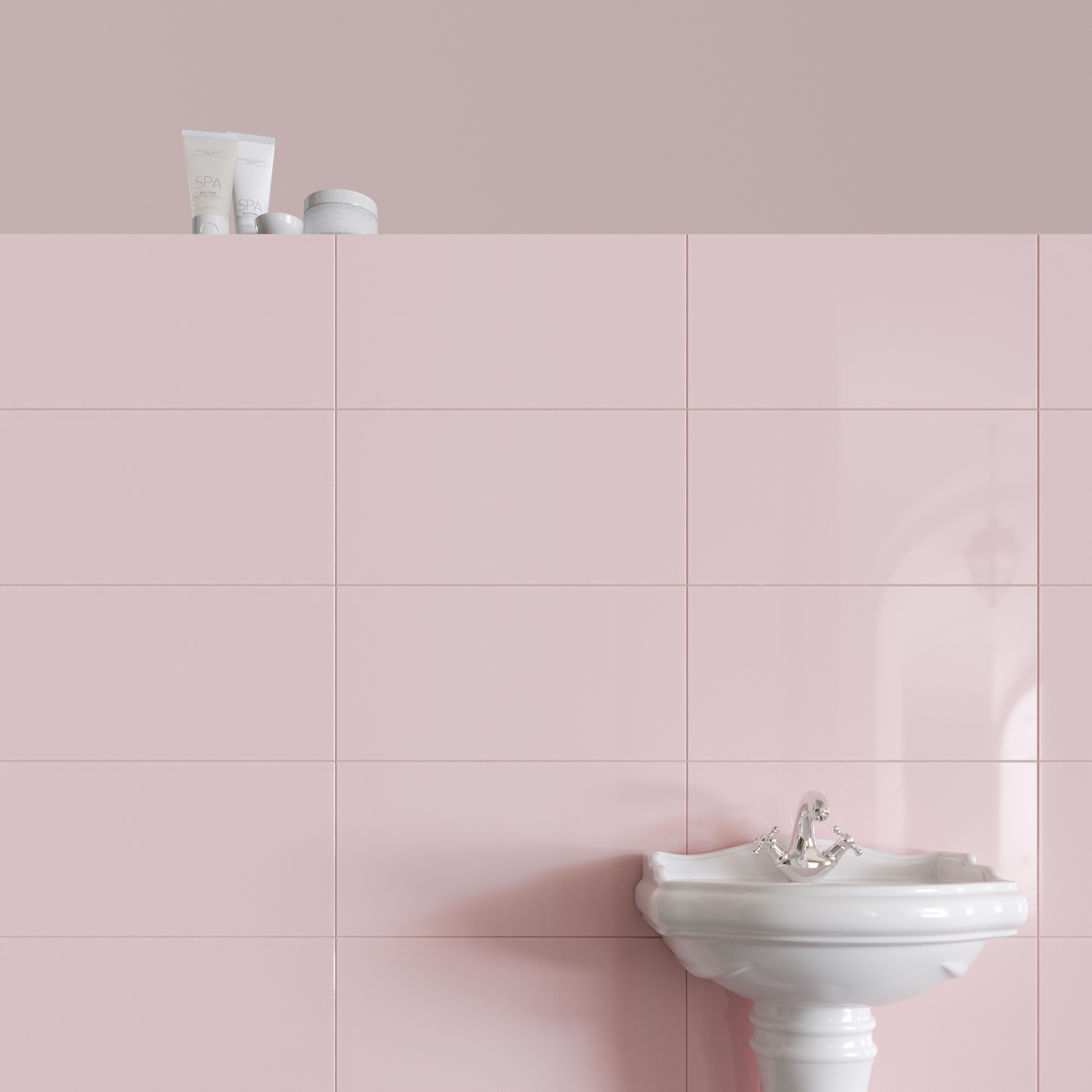 Керамическая плитка Creto Плитка Mono rose 30х60