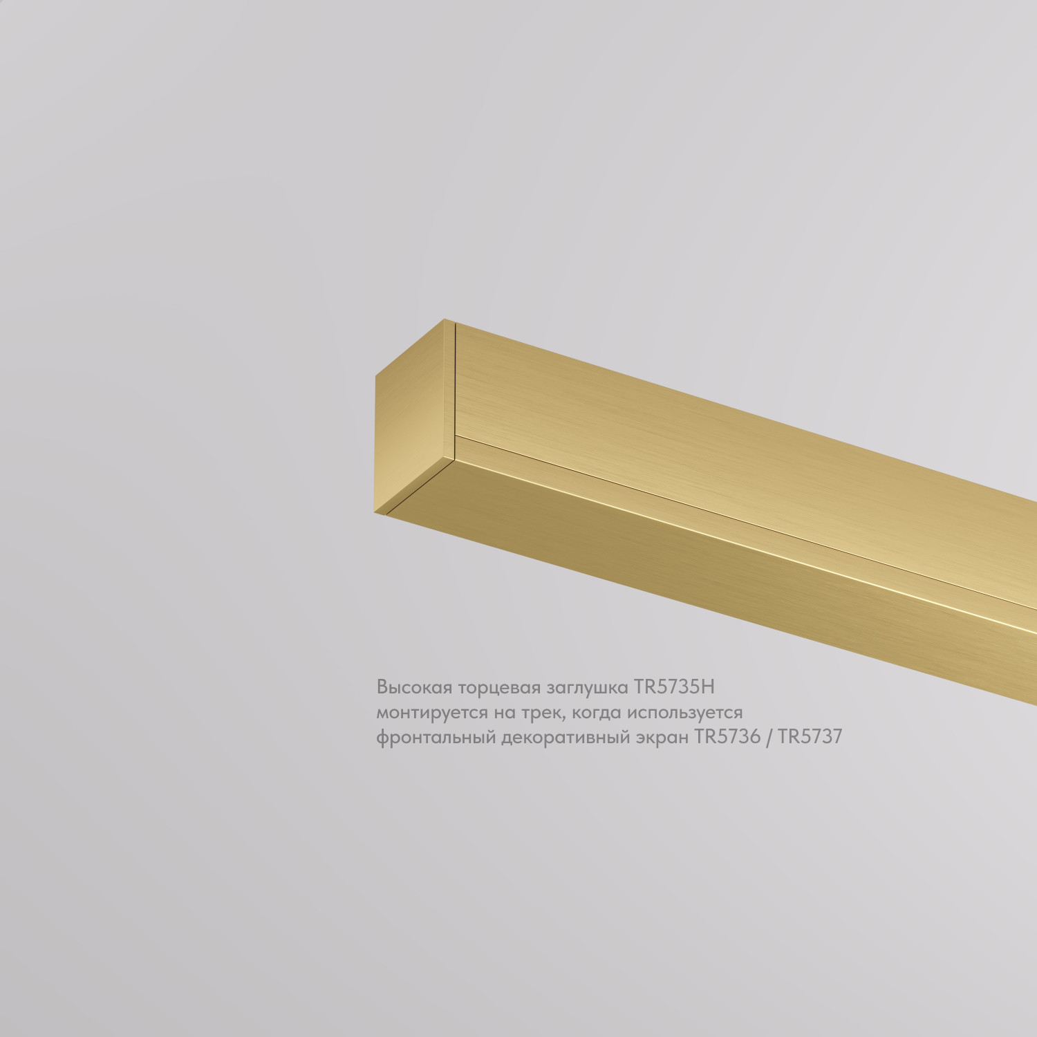 Торцевая заглушка для трека SHINE BASE TR5735H-SB