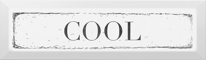 Керамическая плитка Kerama Marazzi Декор Cool чёрный 8,5х28,5