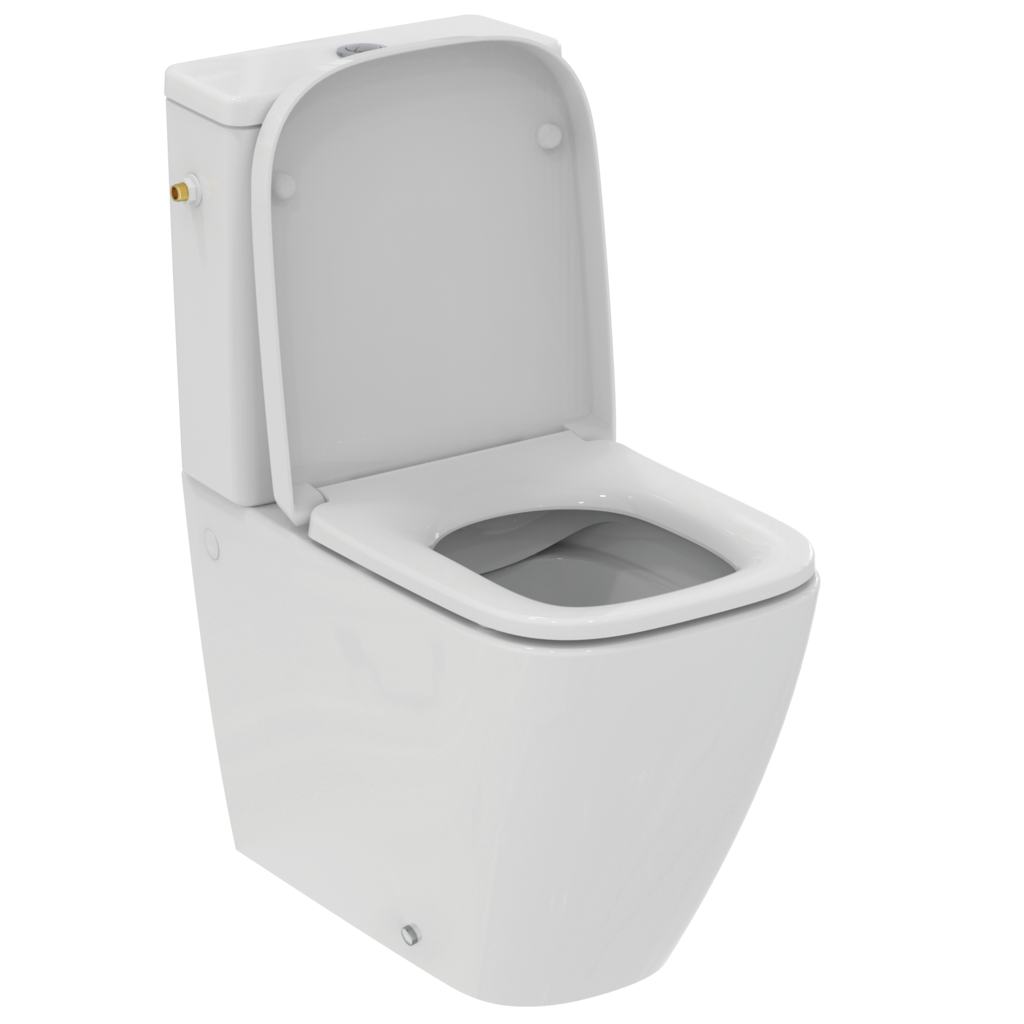 Унитаз-компакт безободковый Ideal Standard i.life S T500001 белый