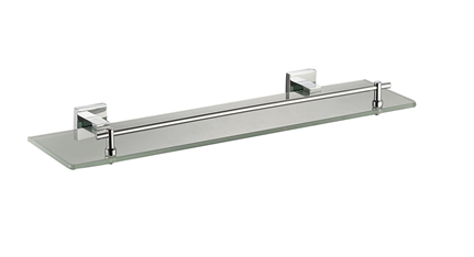 Полка HAIBA HB8607 стеклянная 1- ярус, хром