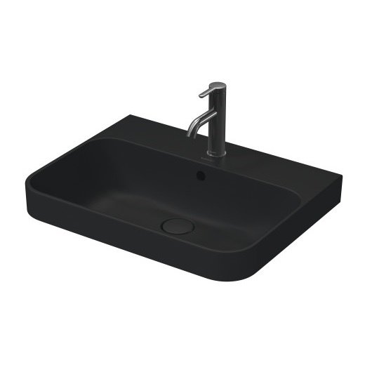 Раковина Duravit Happy D.2 Plus 2360601300 60x46 см антрацит матовая