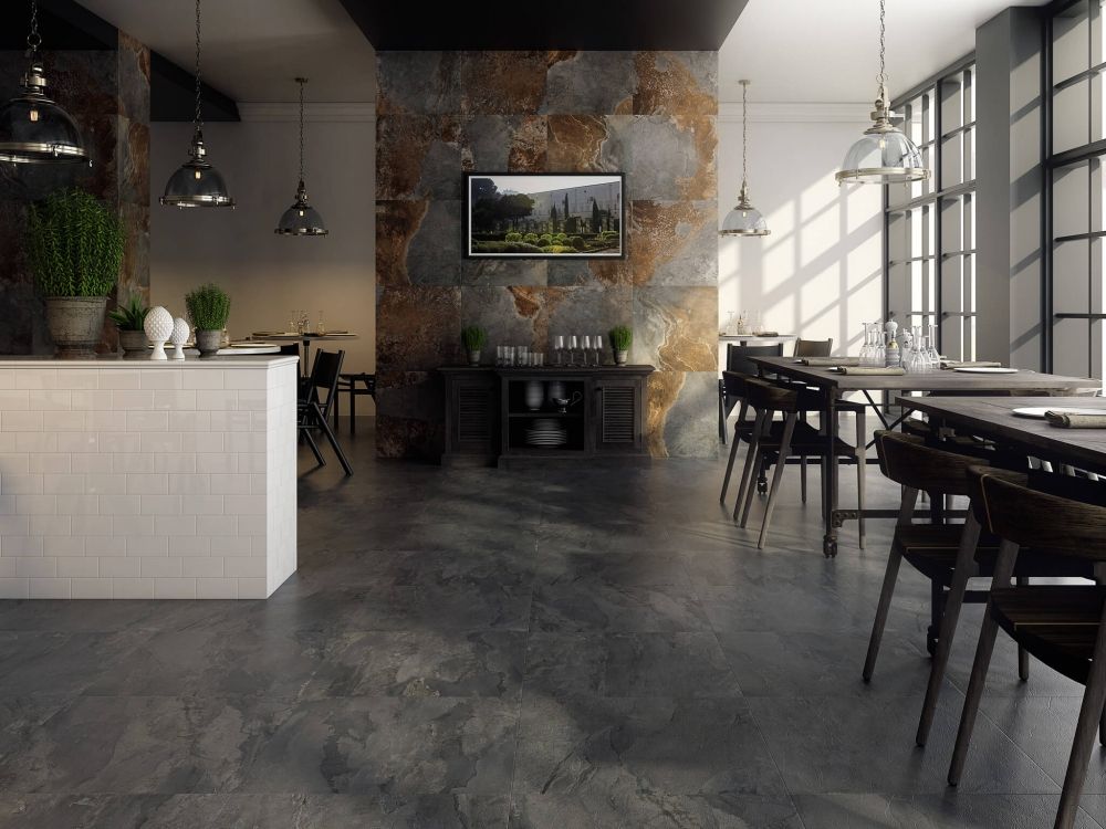 Керамогранит Kerama Marazzi Таурано серый темный обрезной 15х60
