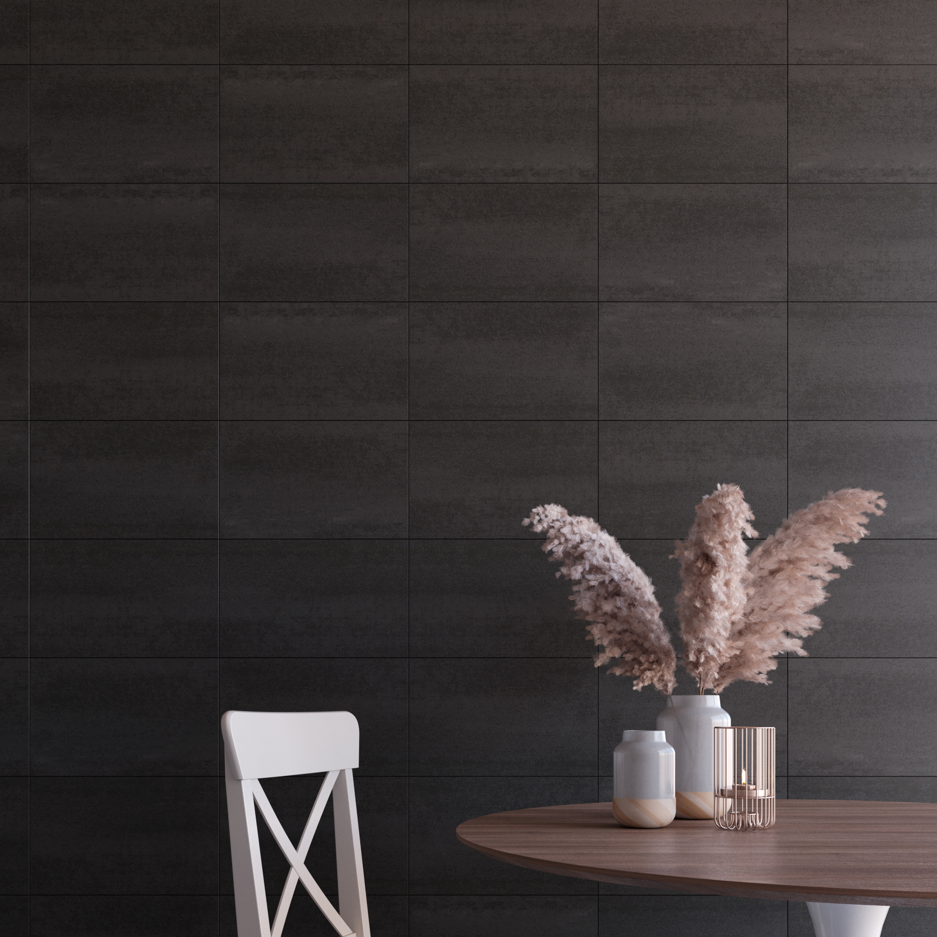 Керамическая плитка Kerama Marazzi Плитка Ломбардиа антрацит 25х40
