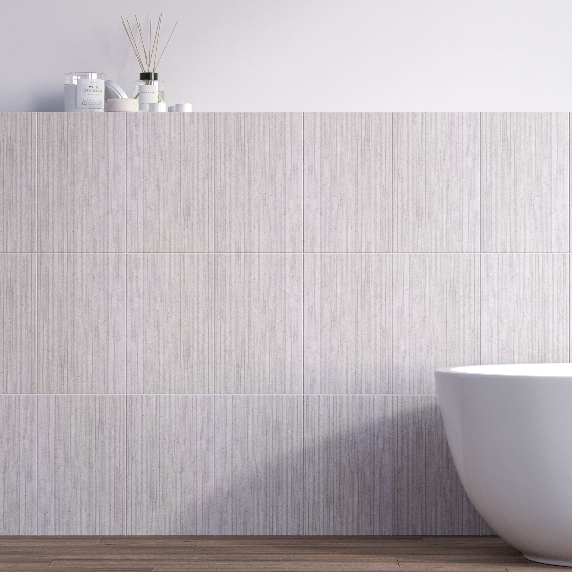 Керамическая плитка Creto Плитка Lorenzo line серый 25х40