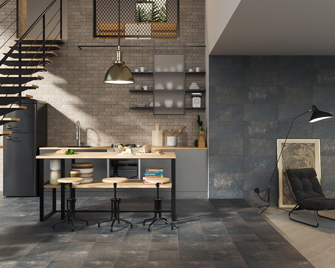 Клинкер Paradyz Ступень угловая с насечками VIANO ANTRACITE STOPNICA NARO NA 30X30 G1
