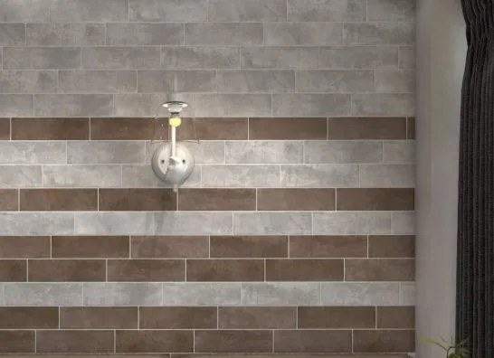 Керамическая плитка Kerama Marazzi Плитка Маттоне серый светлый 8,5х28,5