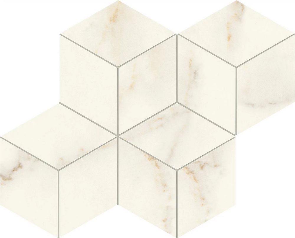 Мозаика Marvel Calacatta Apuano Mosaico Esagono Silk (AF8L)