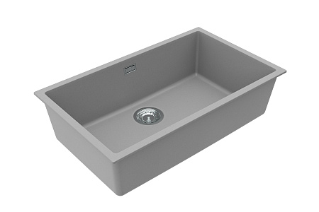 Мойка кухонная Alveus OMNI 40 GRANITAL CONCRETE-G81 750x450x198 с сифоном 1145083
