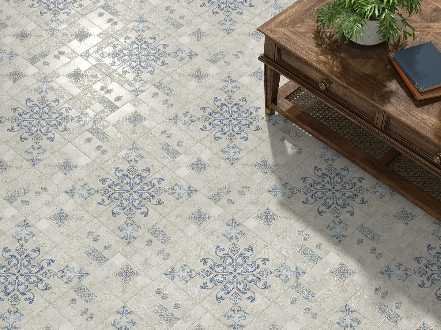 Керамогранит Kerama Marazzi Декор Сиена 2 матовый 20х20