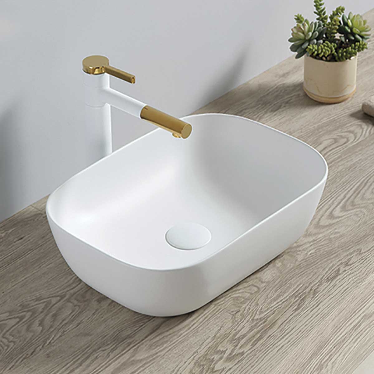 Раковина Vincea VBS-101 50 см белая