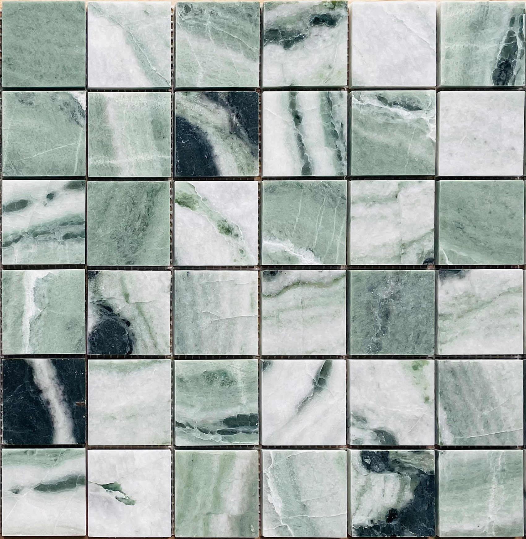 Мозаика LeeDo & Caramelle Onice Verde oliva POL 48x48x7