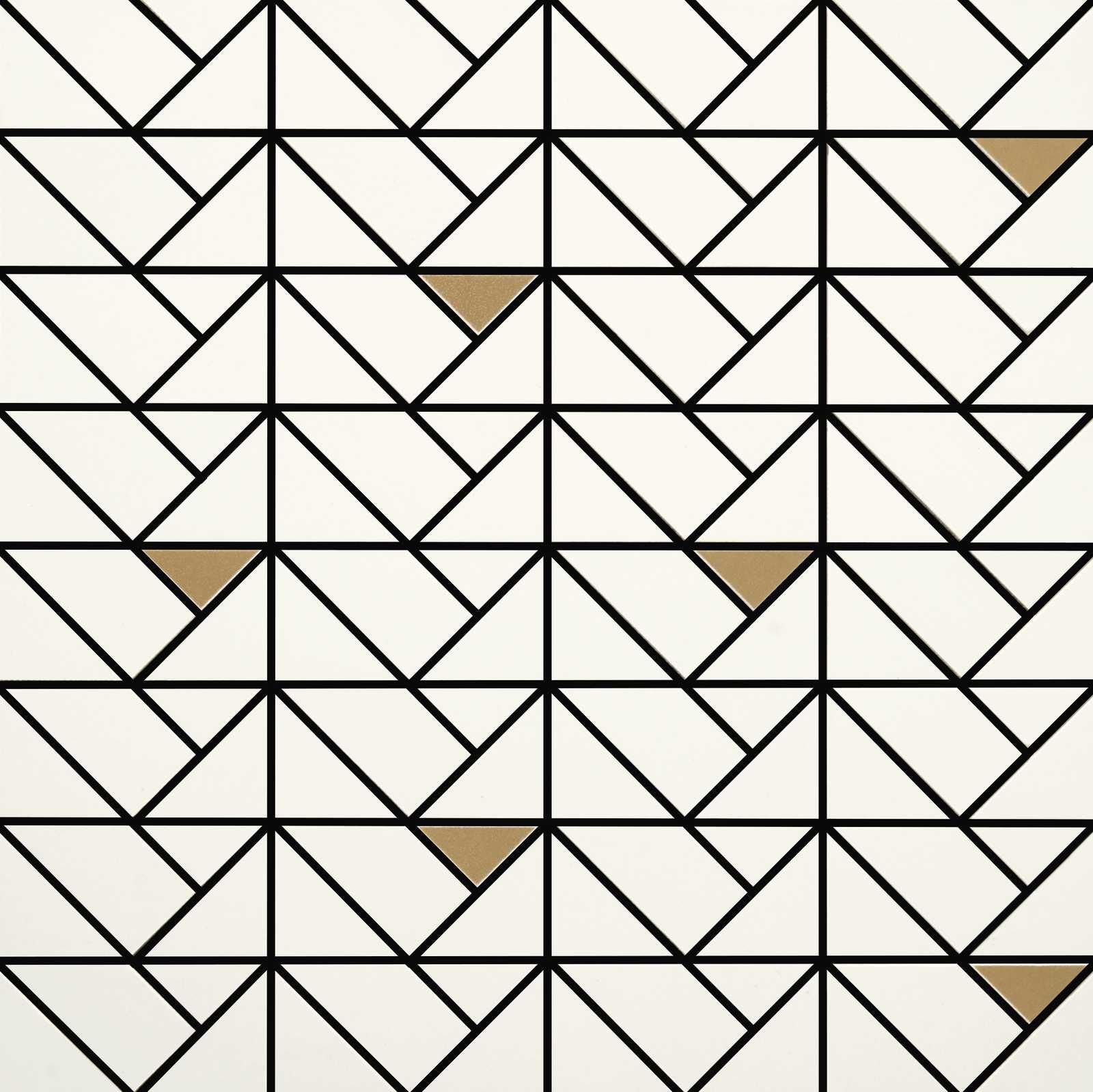 Мозаика Marazzi Italy Eclettica White Bronze 40x40