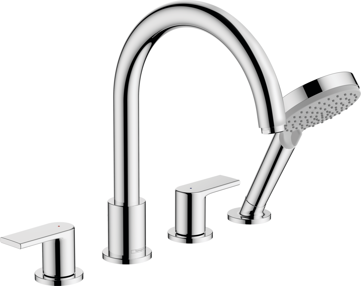 Смеситель Hansgrohe Vernis Shape для ванны с душем 71459000 хром