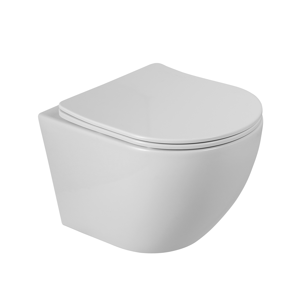 Унитаз подвесной безободковый BelBagno Sfera-R BB046CH-TOR/SC с крышкой-сиденьем микролифт, белый