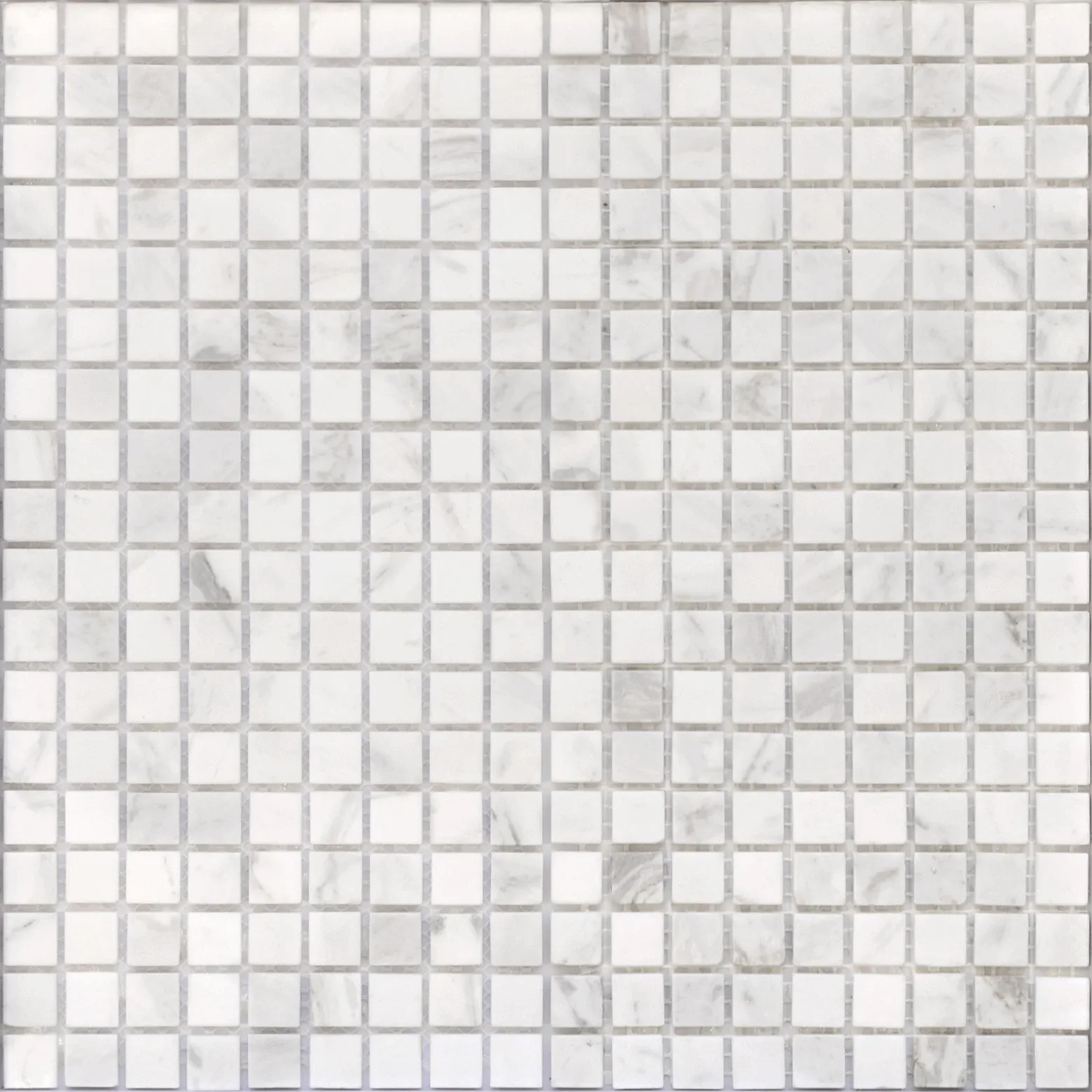 Мозаика Caramelle Dolomiti bianco MAT 15x15x4