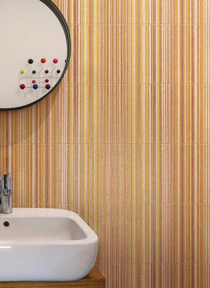 Керамическая плитка Marazzi Italy Декор Outfit Ivory Score 25x76