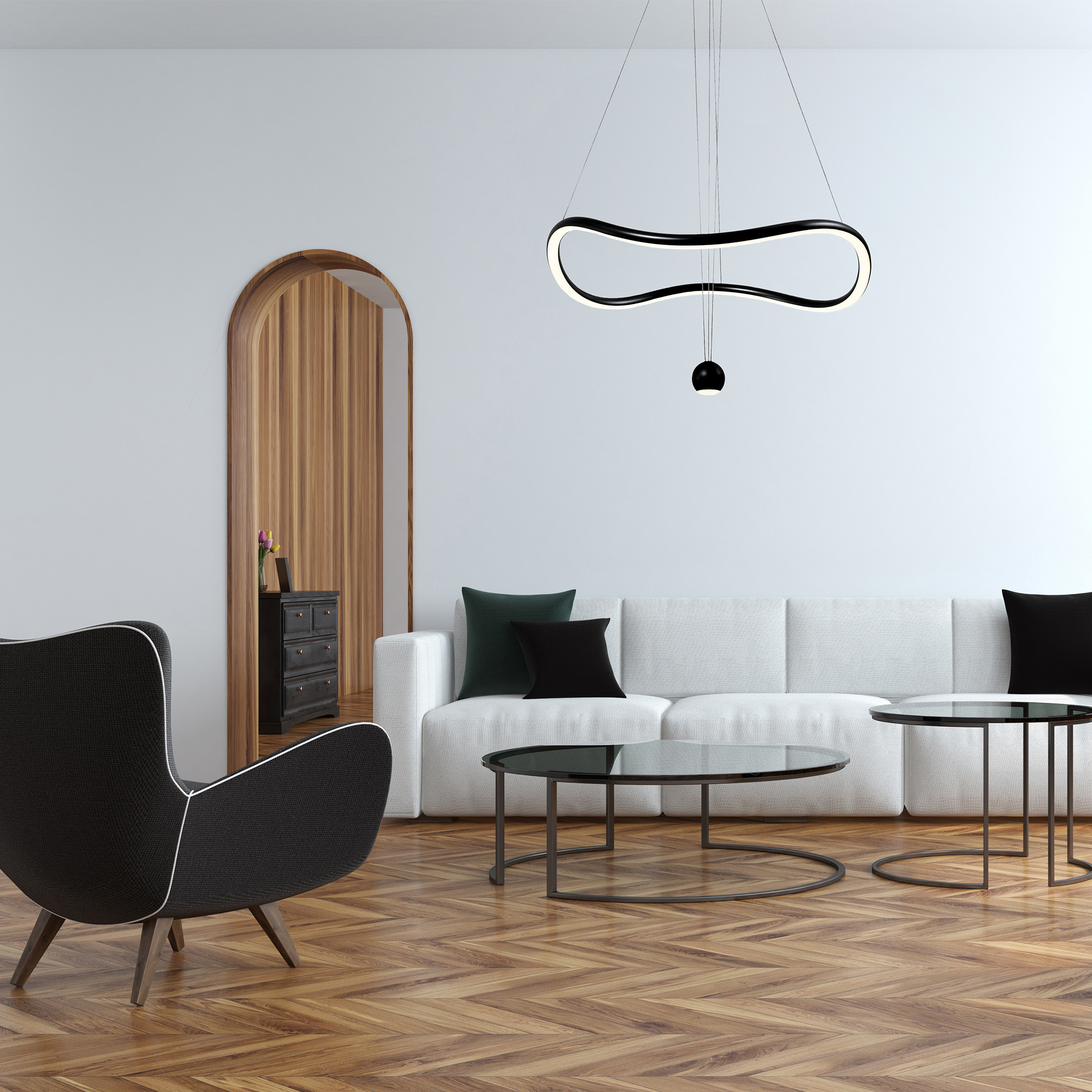 Светильник подвесной ORIONE LED 35W 3000K