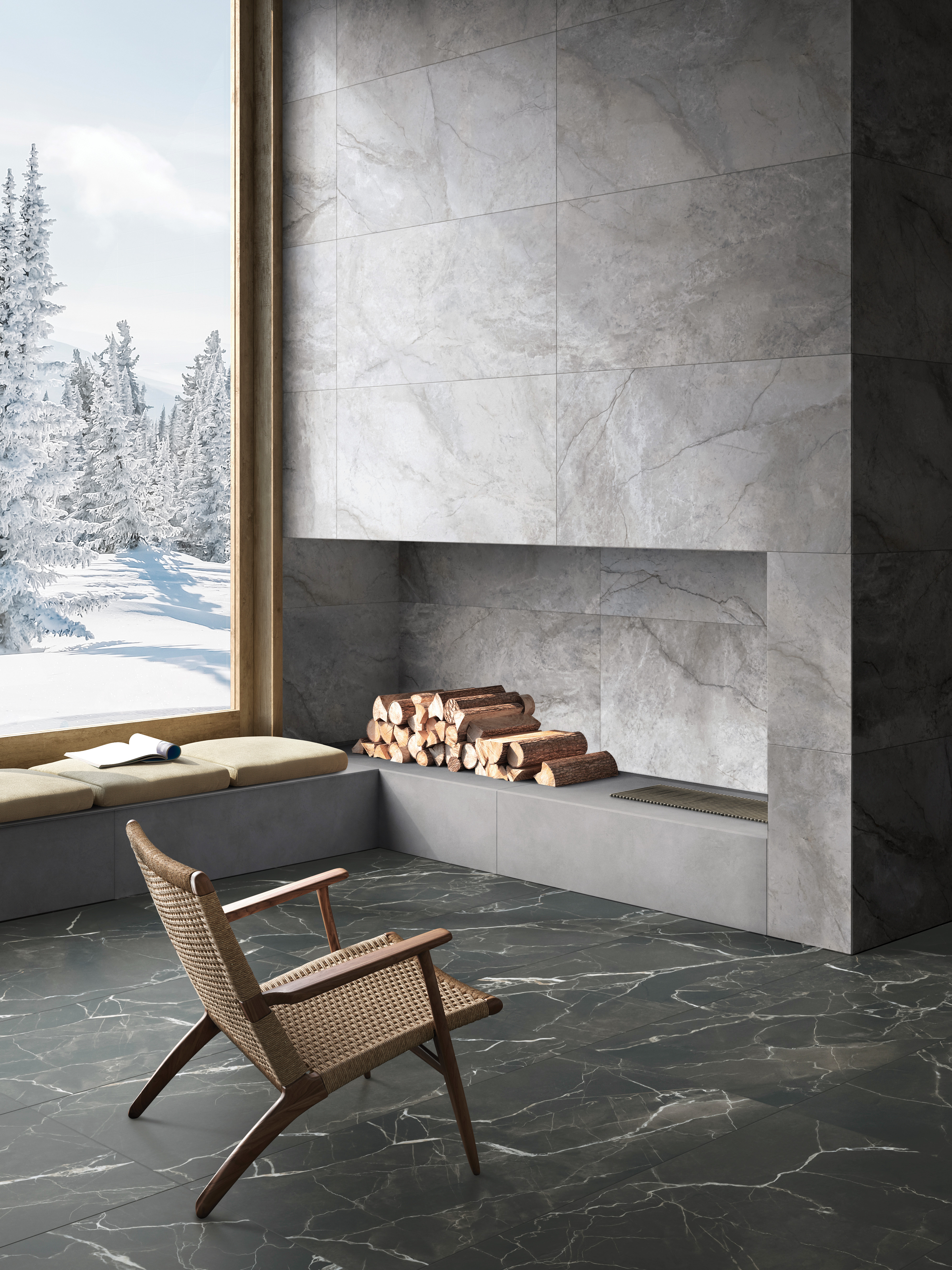 Керамогранит Vitra ArcticStone Кремовый Матовый R10A Ректификат 60х60