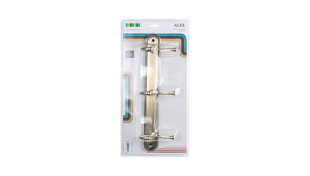 Grampus GR-9505-3 Планка 3 крючка ALFA