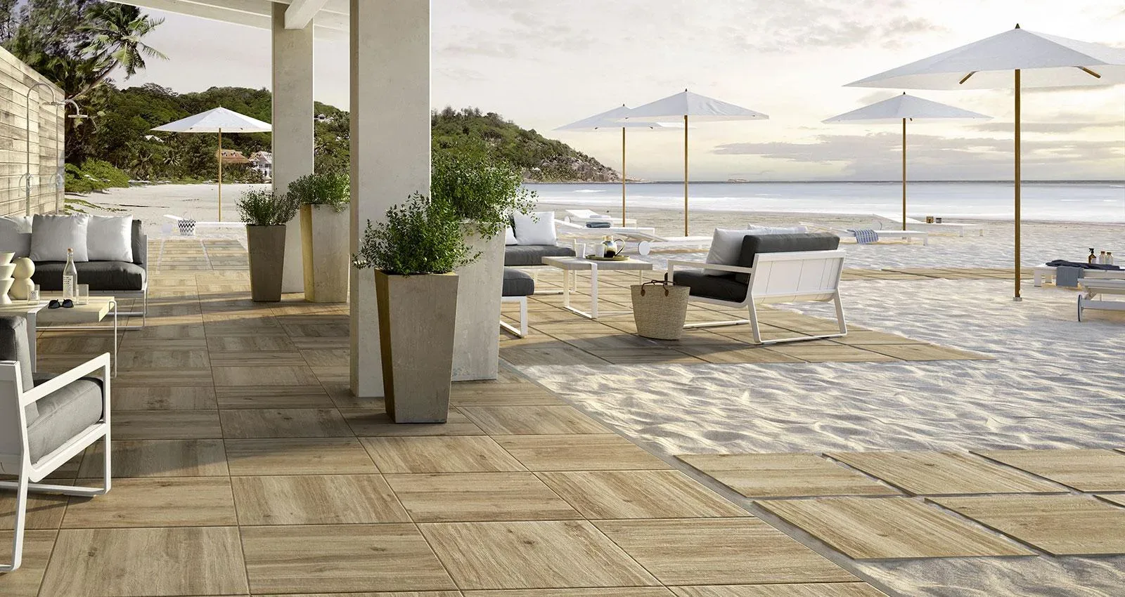 Керамогранит Marazzi Italy Treverkhome20 Quercia 40х120