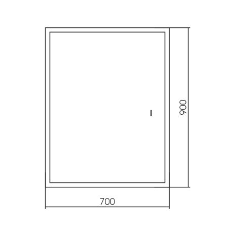 Зеркало Silver Mirrors Норма 700х900 (бесконтактный сенсор, гор/вер)