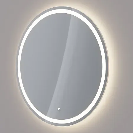 Зеркало Dreja LUNO 60х60 см., сенсорный выключатель, LED-подсветка, ф-я антизапотевания