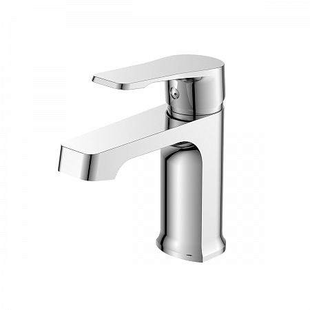 Смеситель Decoroom DR23011 одноручный для умывальника монолитный, хром