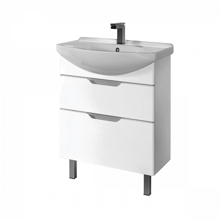 Тумба Dreja.eco Laguna Plus 65, белая
