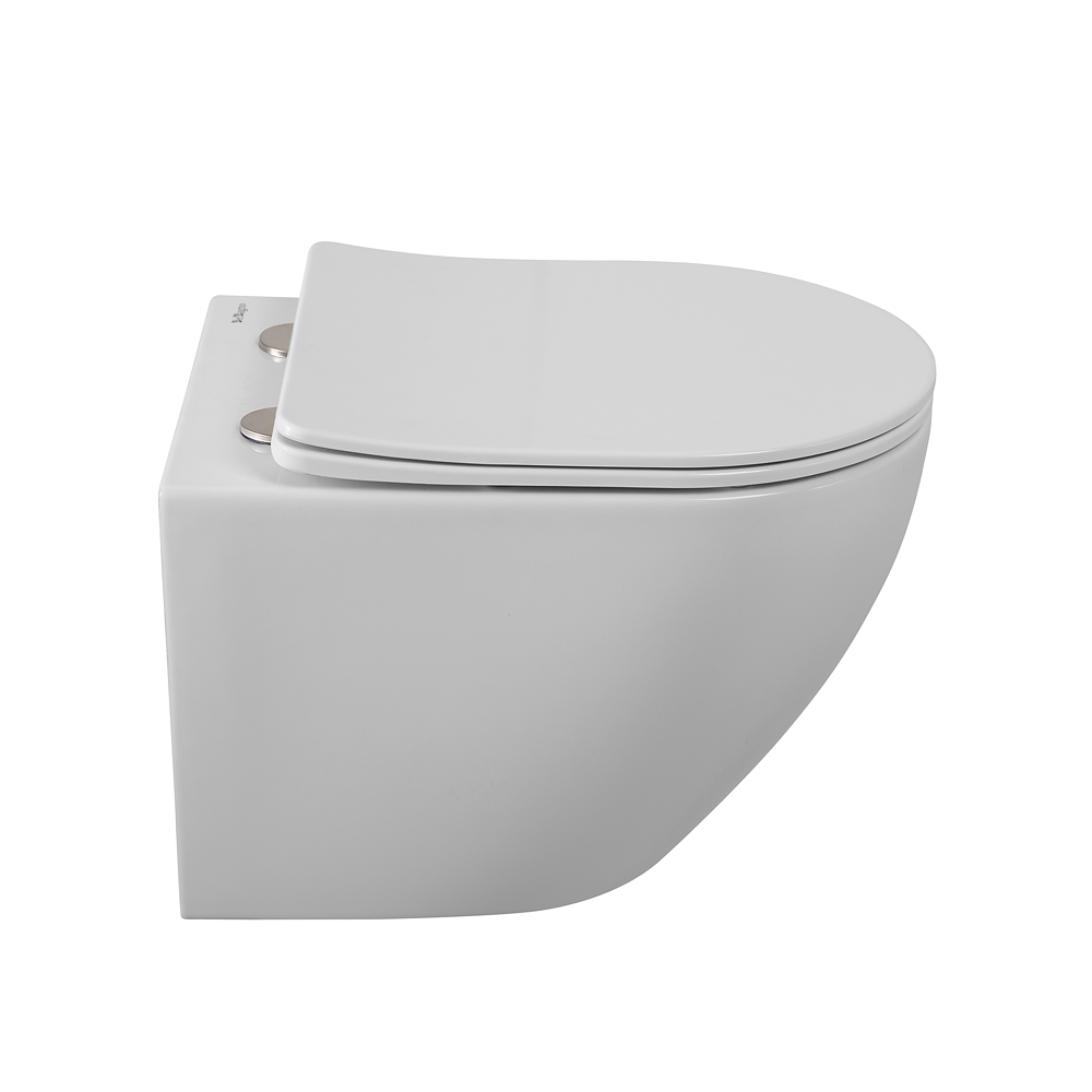 Унитаз подвесной безободковый BelBagno Sfera-R BB046CH-TOR/SC с крышкой-сиденьем микролифт, белый