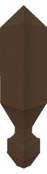 Керамическая плитка Marazzi Italy Вставка Angolare -MERTON Cacao 1,5х1,5