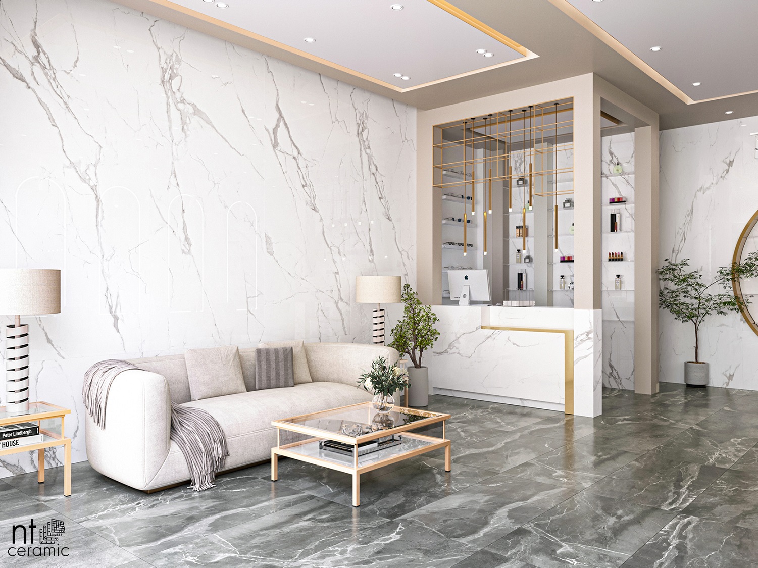 Керамогранит Marble White
