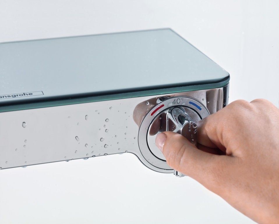 Термостат для ванны с душем Hansgrohe Ecostat Select 13151400 хром/белый