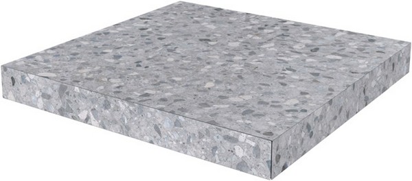 SG632620R/GCA Ступень угловая клееная Терраццо серый 33x33x0,9