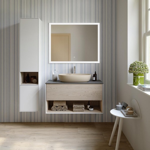 PLR.wb.60/SAN Раковина PLAZA накладная 60, песочный матовый