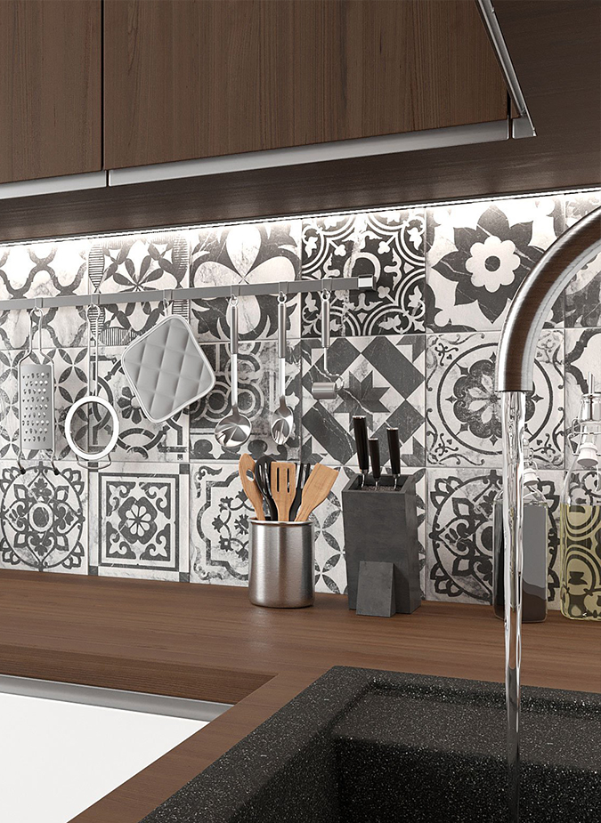 Керамогранит Serenissima Cir Декор Magistra Decoro Mix Marquinia 20х20