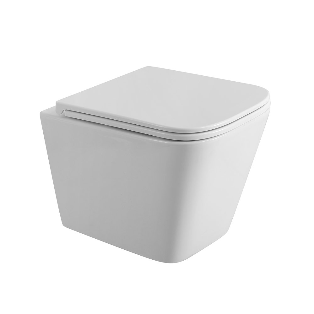 Унитаз подвесной безободковый BelBagno Ardente-R BB520CH-TOR/SC с крышкой-сиденьем микролифт, белый