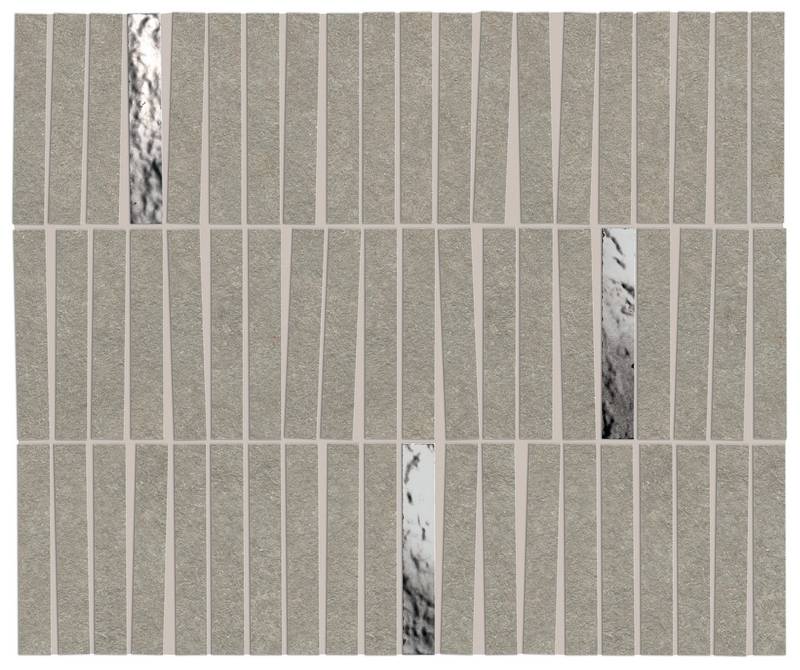 Мозаика Boost Mineral Grey Mosaico Domino Lux (AIHI)