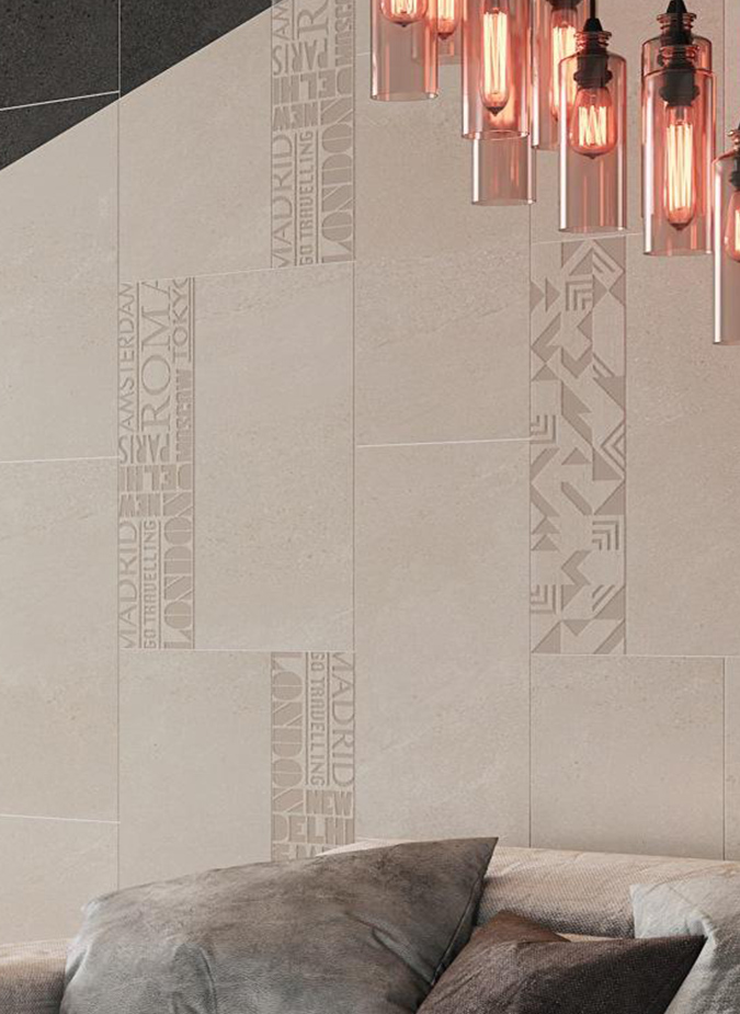 Керамогранит Kerama Marazzi Декор Про Матрикс беж светлый геометрия 15х60